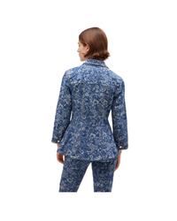 Tapestry Denim Blazer