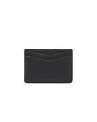 Card Holder in Grained Black