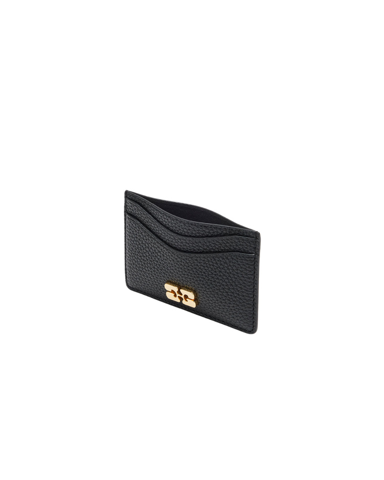Card Holder in Grained Black