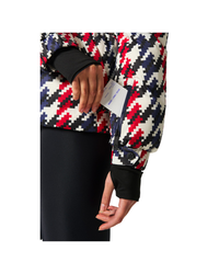 Houndstooth Candice Down Parka Jacket