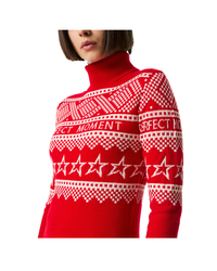 Intarsia-Knit Merino Wool Turtleneck