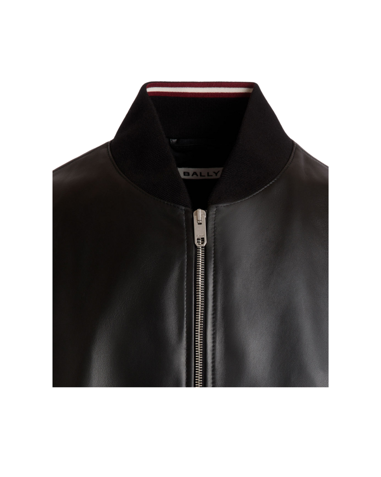 Bomber in Leather
