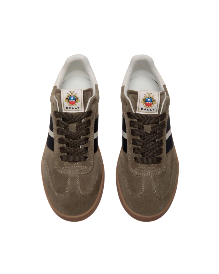Retro Crest Sneaker in Suede