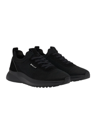 Outline Sneaker in Black Fabric