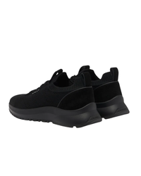 Outline Sneaker in Black Fabric