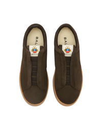 Retro Crest Sneaker in Suede