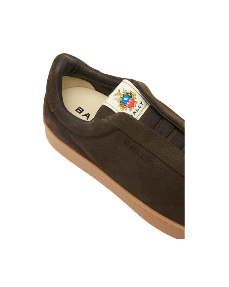 Retro Crest Sneaker in Suede