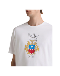 T-Shirt in Cotton with a Bally Crest