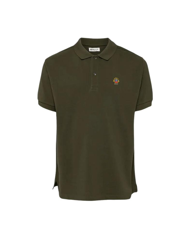 Polo Shirt in Cotton With a Bally Crest