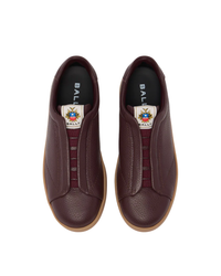 Retro Crest Sneaker in Grained Leather