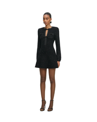 Black Sequin Knit Mini Dress Sense Concept Store Black Sequin Knit Mini Dress Sense Concept Store