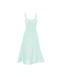 Mint Ramie Midi Dress