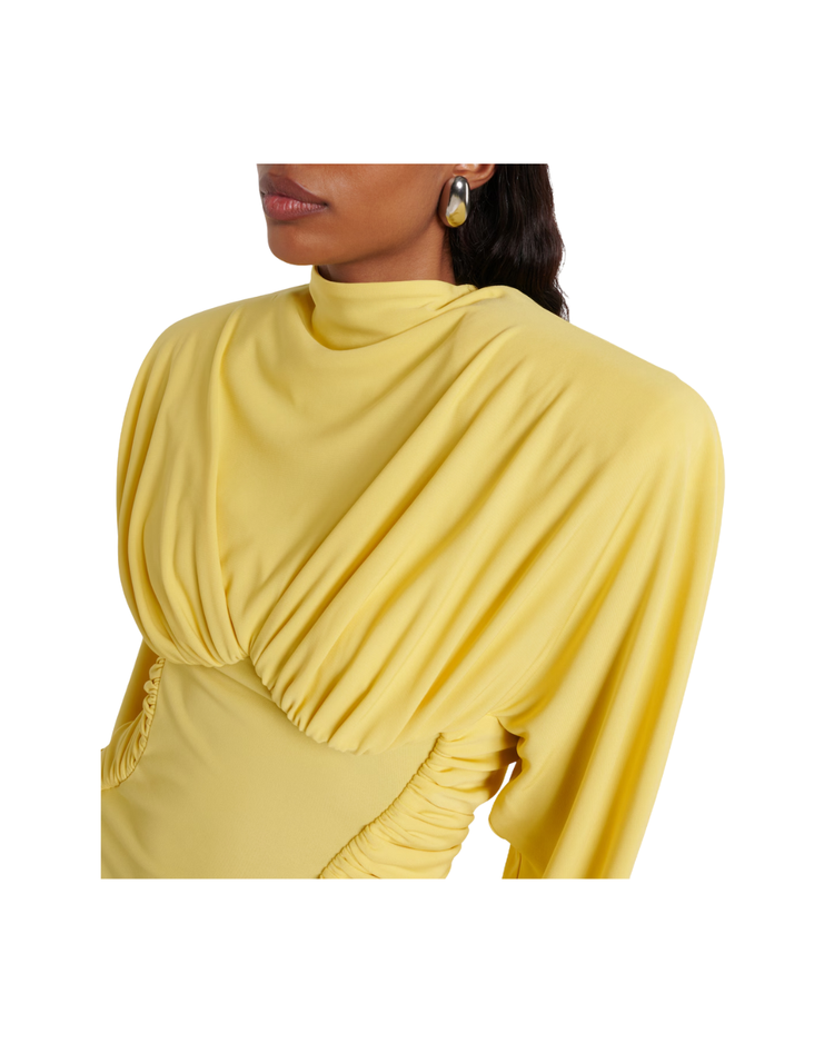 Crepe Jersey Mini Dress