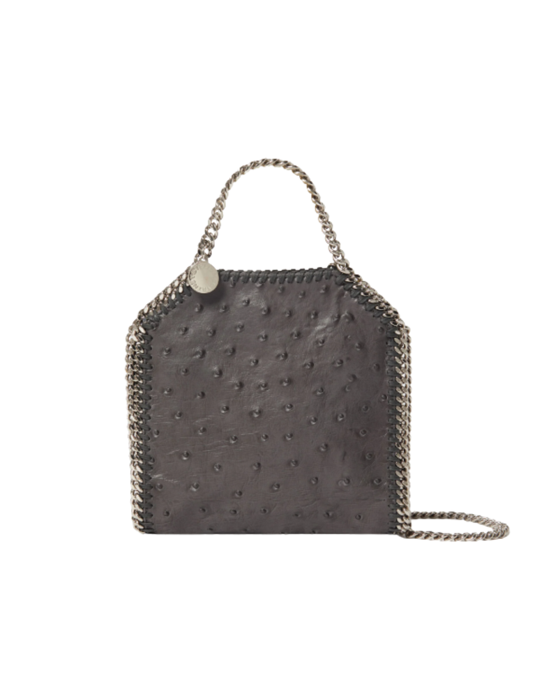 Falabella Ostrich Tiny Tote Bag
