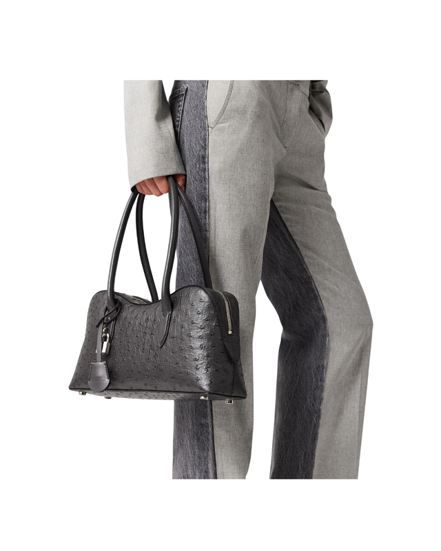 Ryder Ostrich Shoulder Bag