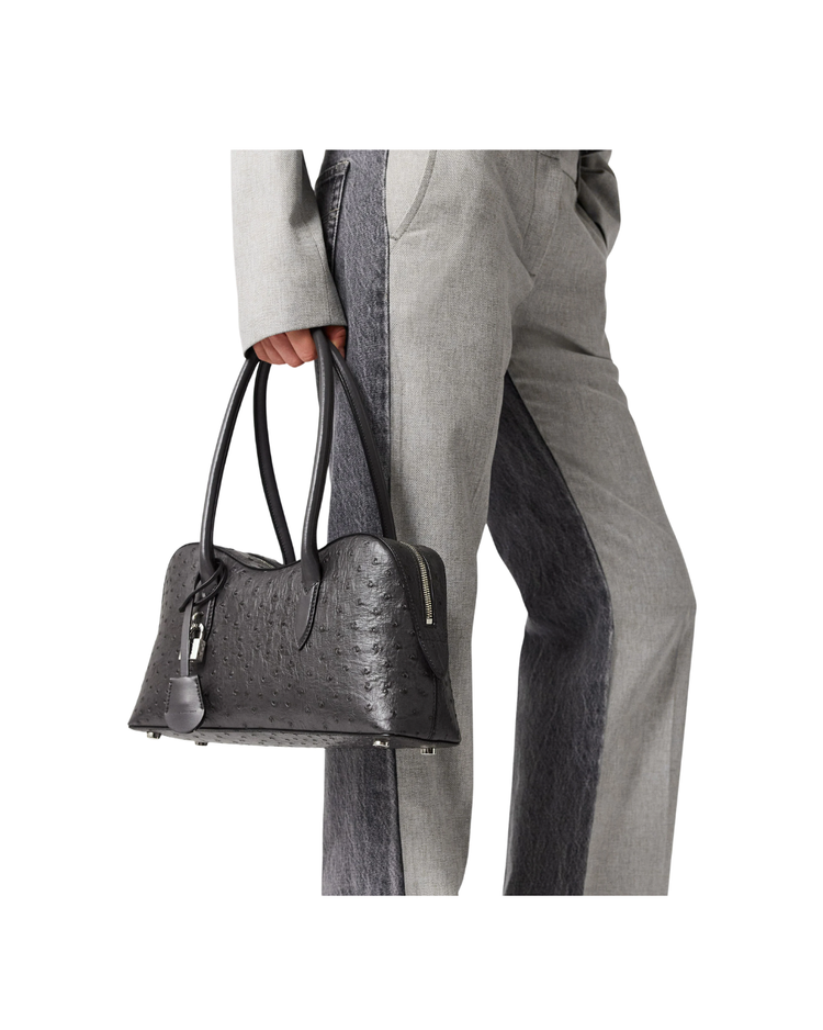 Ryder Ostrich Shoulder Bag