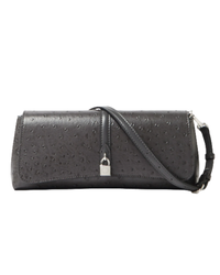 Ryder Ostrich Pochette Shoulder Bag
