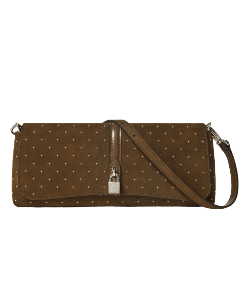 Ryder Suede Pochette Shoulder Bag