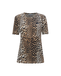 Soft Cotton Rib Short Sleeve T-Shirt Print