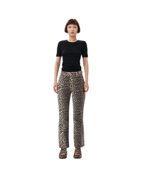 Soft Cotton Rib Short Sleeve T-Shirt