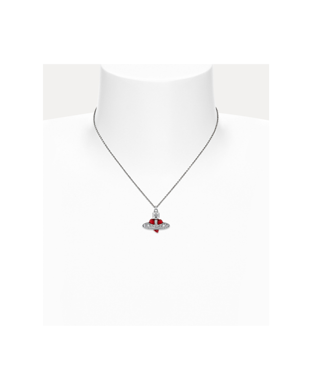 New Diamante Heart Pendant Necklace