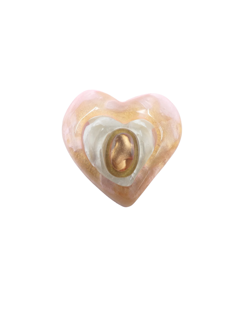 Claudia Brooch Rosewood
