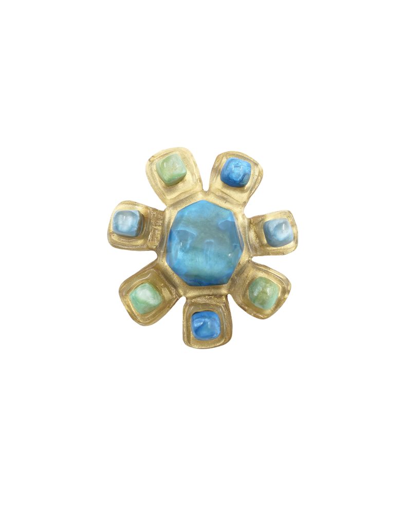 Inna Brooch Rosewood