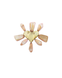 Kanika Brooch Rosewood
