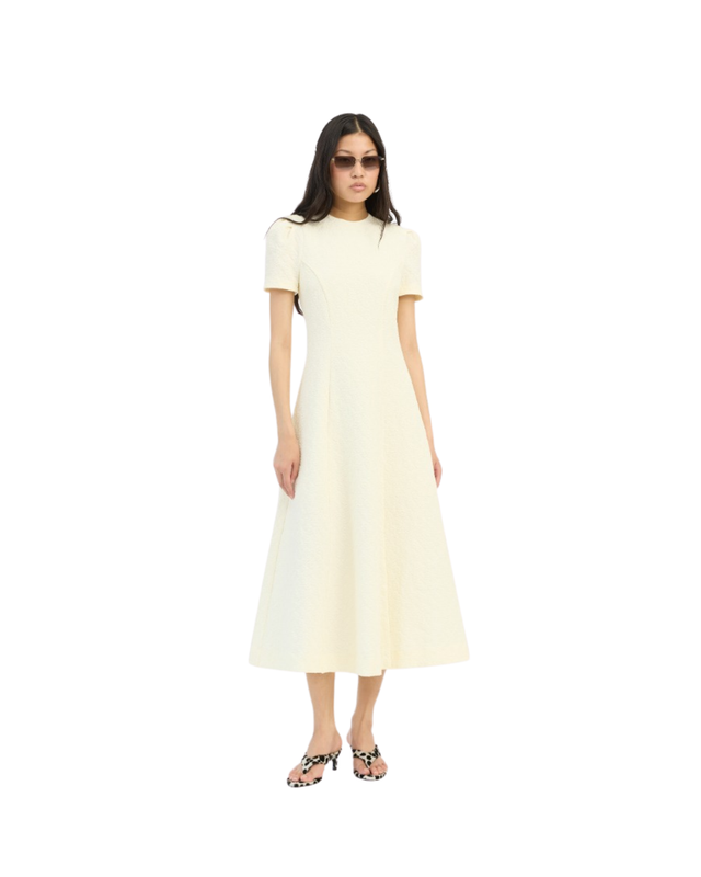 Jacquard Flared Dress