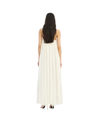 Pleated Midi Strap Dress