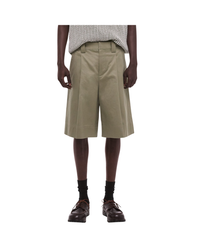 Chino Pleated Shorts
