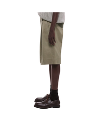 Chino Pleated Shorts