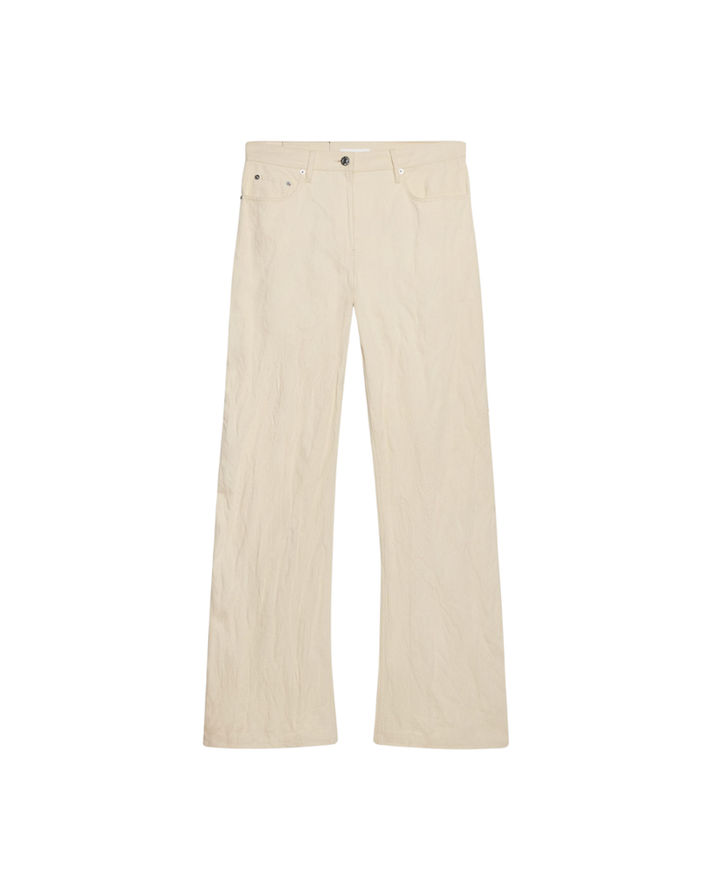 Crushed Bootcut Jeans