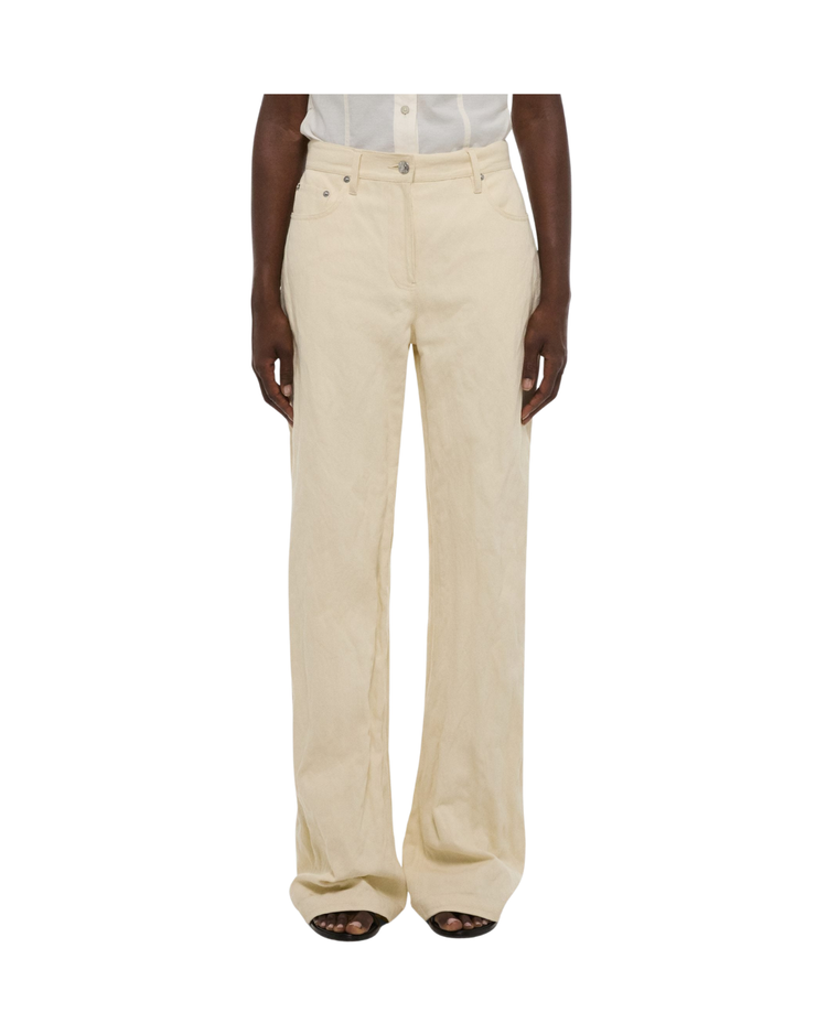 Crushed Bootcut Jeans