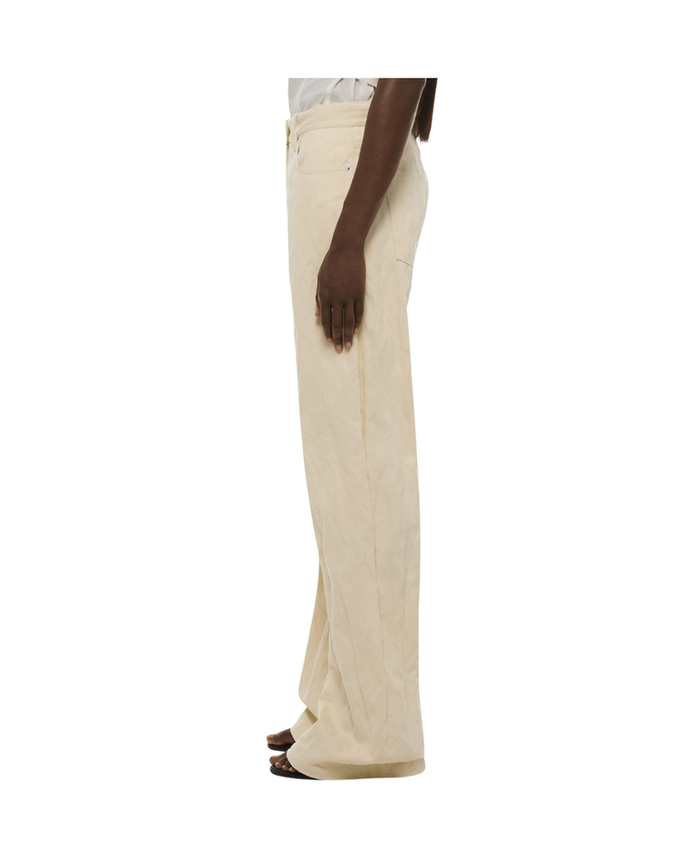 Crushed Bootcut Jeans