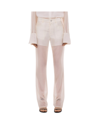 Sheer Bootcut Trousers