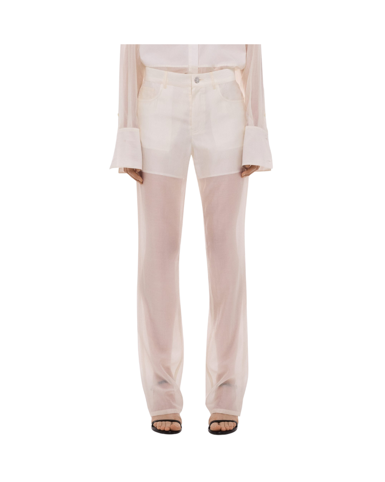 Sheer Bootcut Trousers