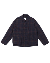 Organic Cotton Madras Pigment CT Short Coverall Jacket