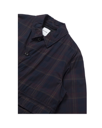 Organic Cotton Madras Pigment CT Short Coverall Jacket