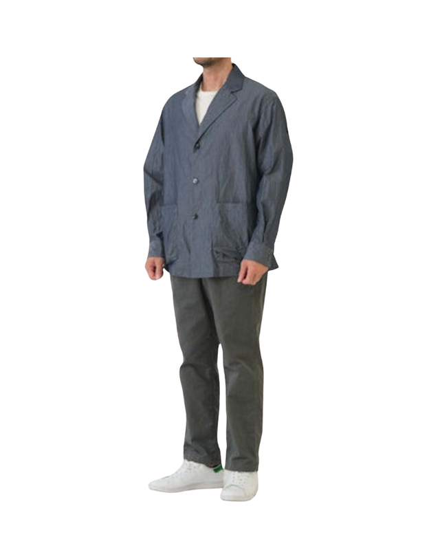 Crinkle Typewriter Shirt Jacket