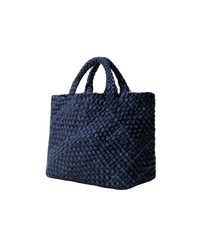 St. Barths Medium Tote Double Weave Denim