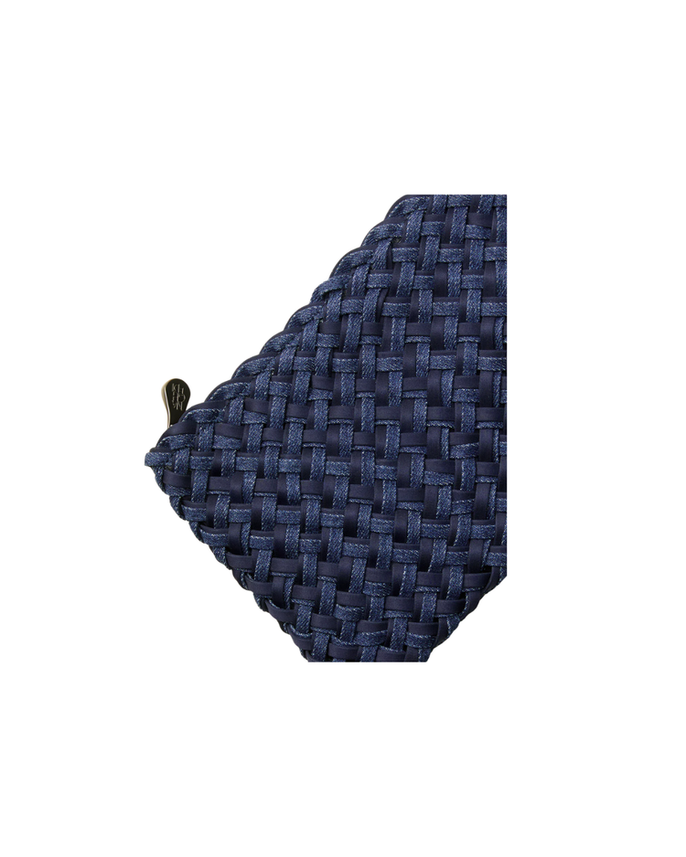 St. Barths Medium Tote Double Weave Denim