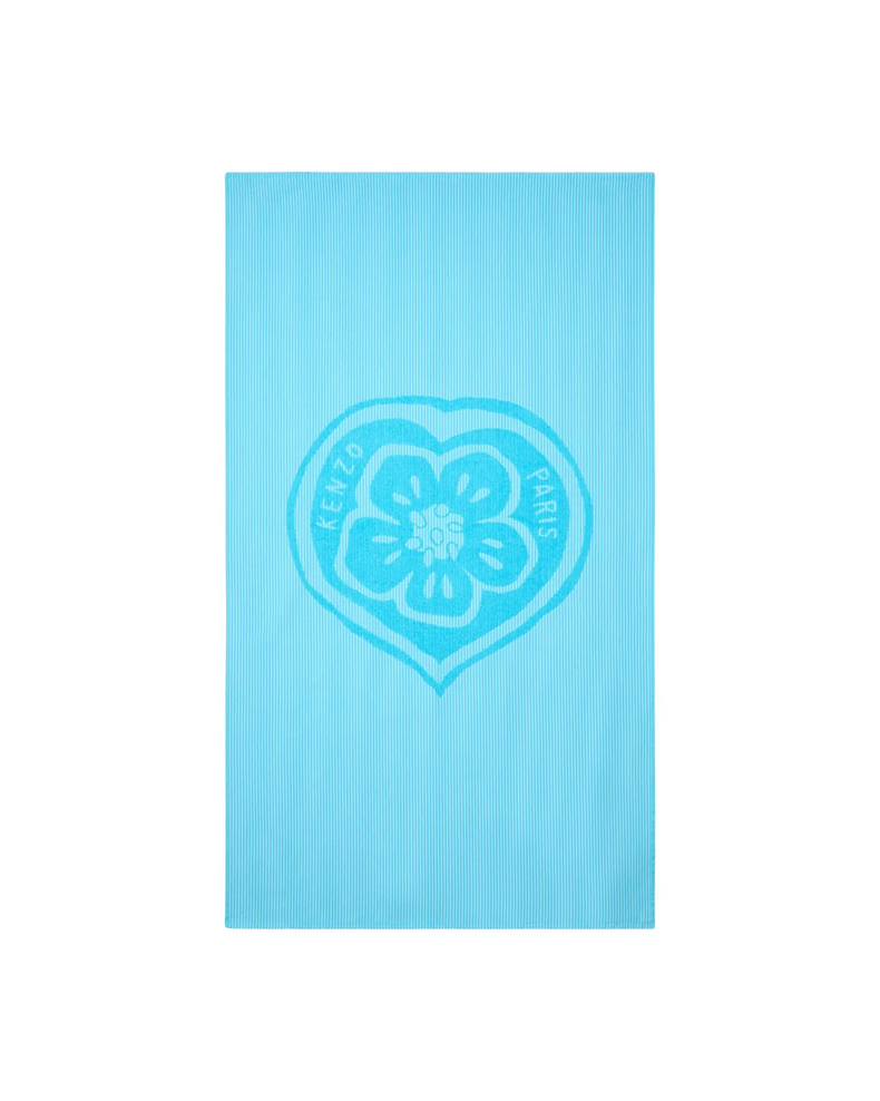 'KENZO Boke Heart' Jacquard Fouta