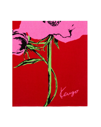 'KENZO Archive Rose' Velvet Beach Towel