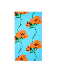 'KENZO Archive Rose' Velvet Beach Towel