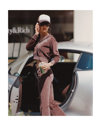Juicy Script Velour Sweatpant