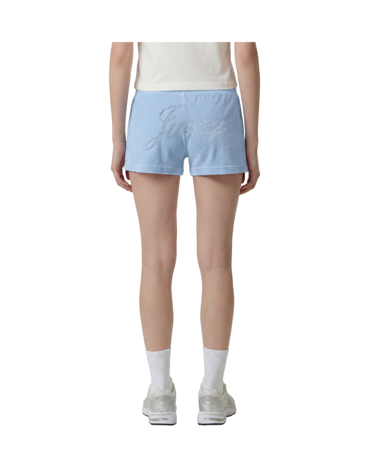 Juicy Script Velour Short