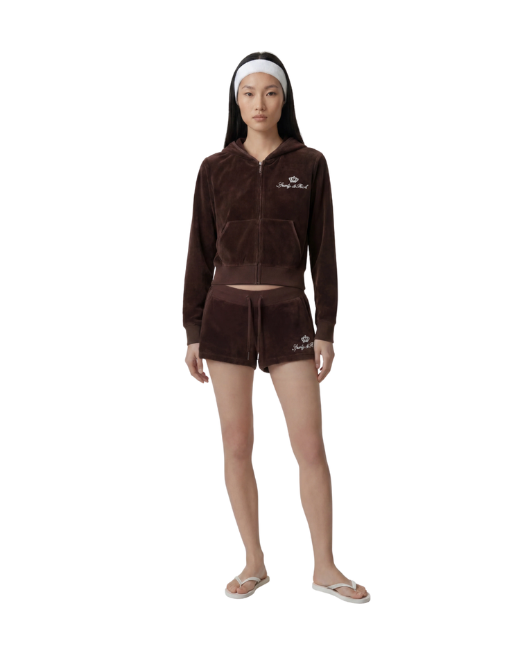 Juicy Script Velour Short