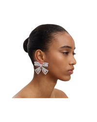 Crystal Bow Earrings