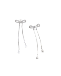 Crystal Bow Dangle Earring